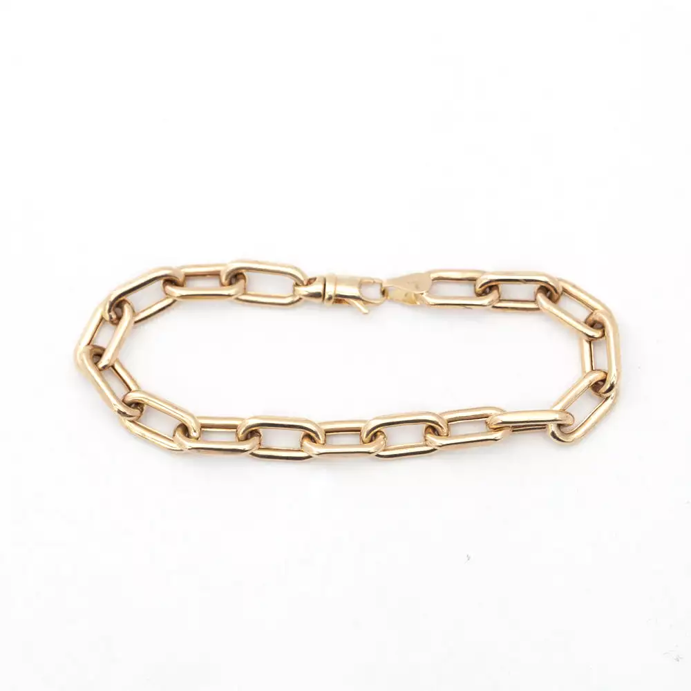 7mm Italian Chain Link Bracelet