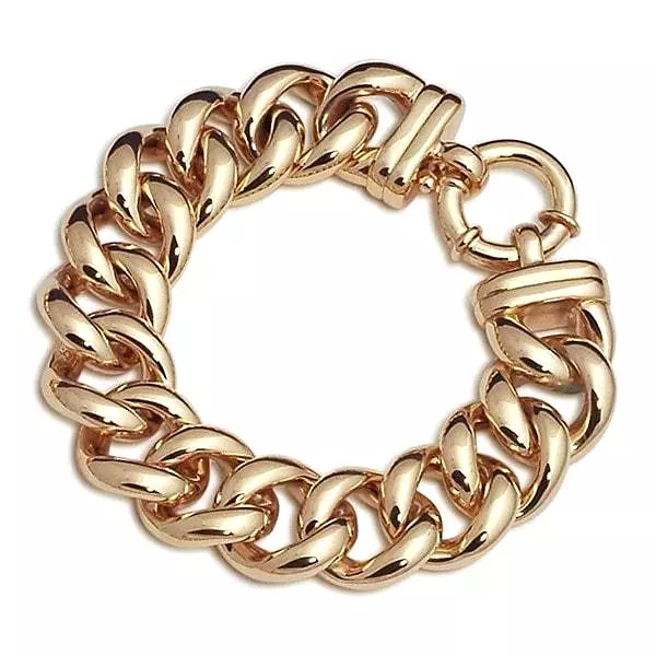 A Von Treskow Yellow Gold Plated Big Mama Bracelet