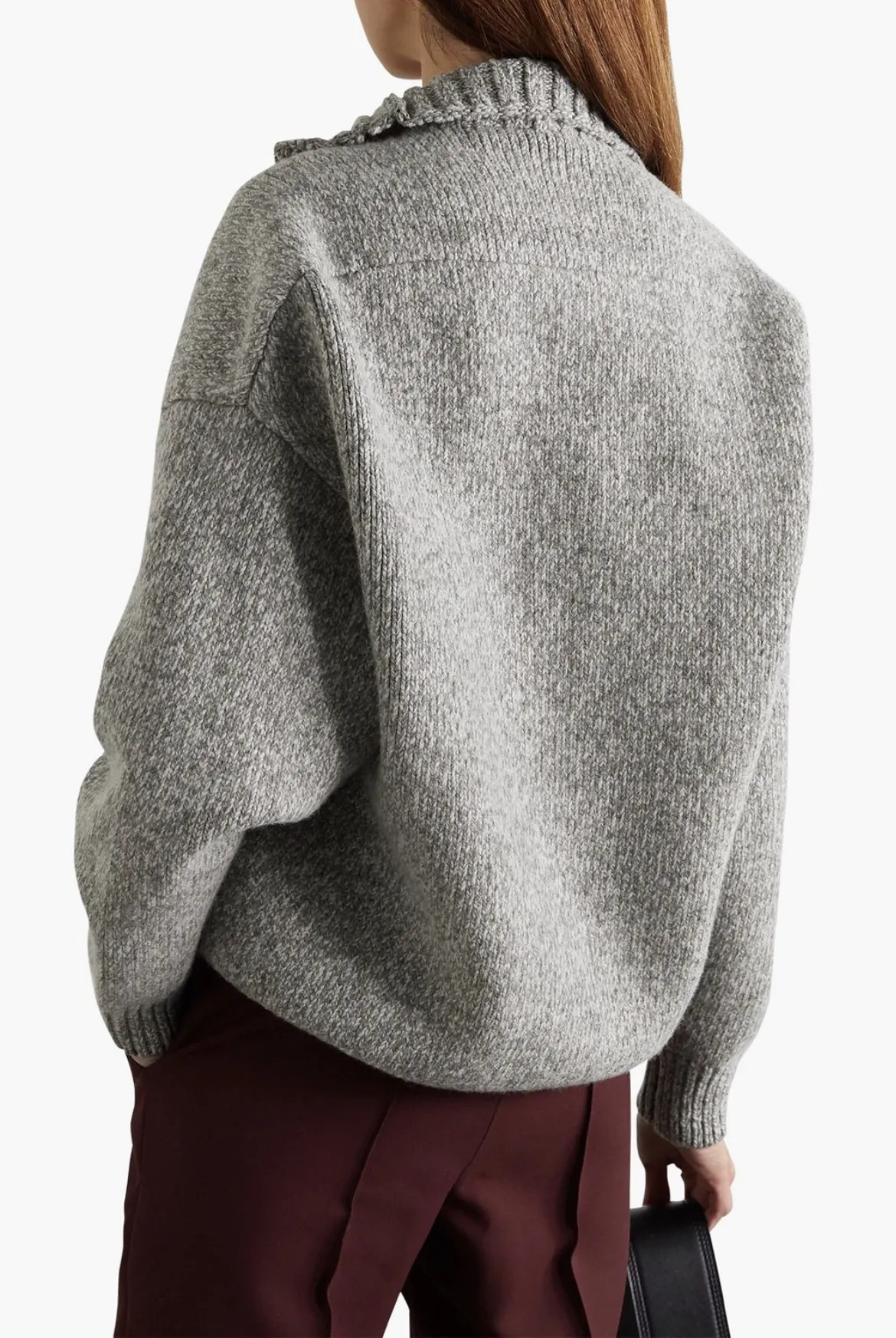 Alexander Wang  |Casual Style Wool Street Style Long Sleeves Plain High-Neck