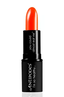 ANTIPODES MOISTURE-BOOST NATURAL LIPSTICK PIHA BEACH TANGERINE