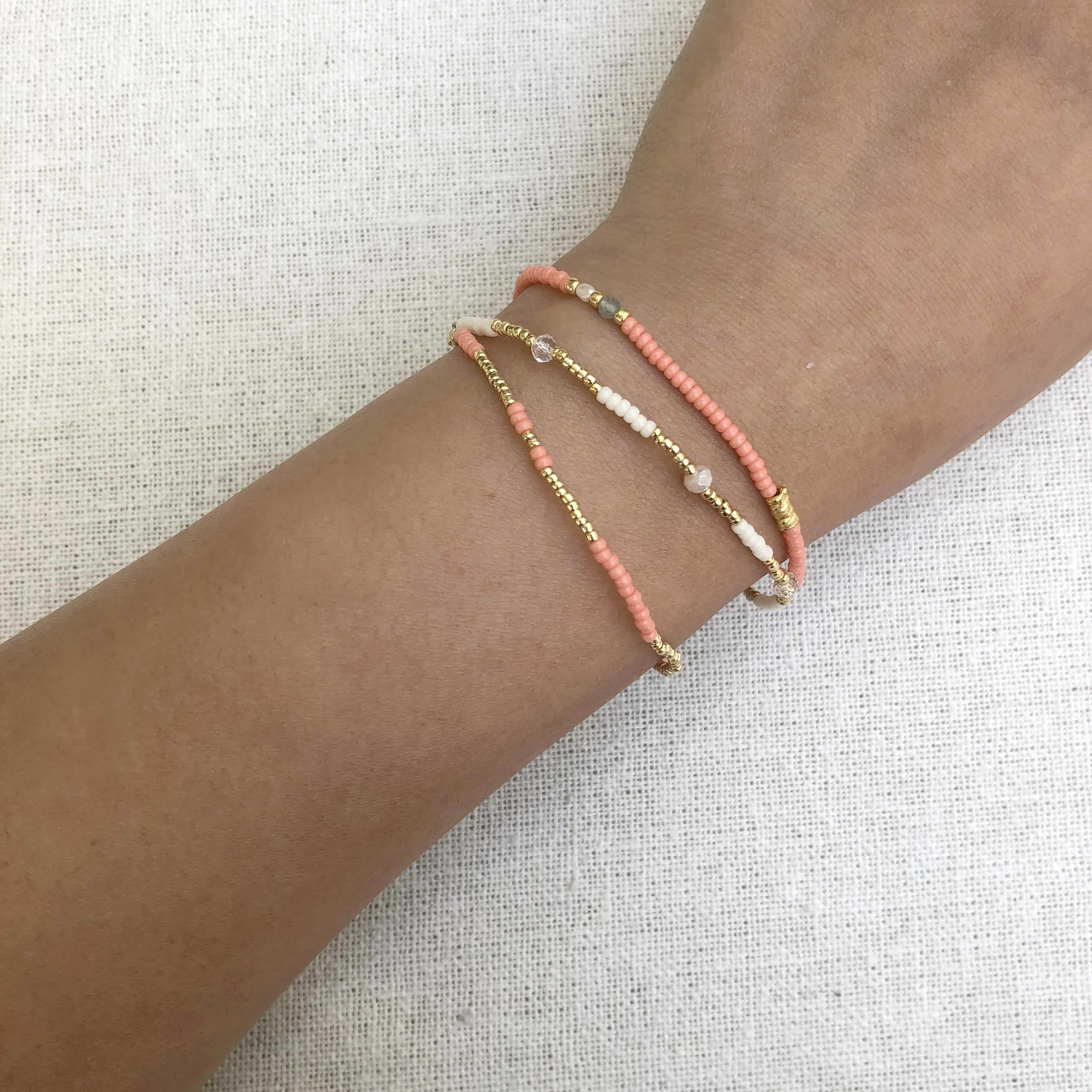 ASYM Bracelet, Peach