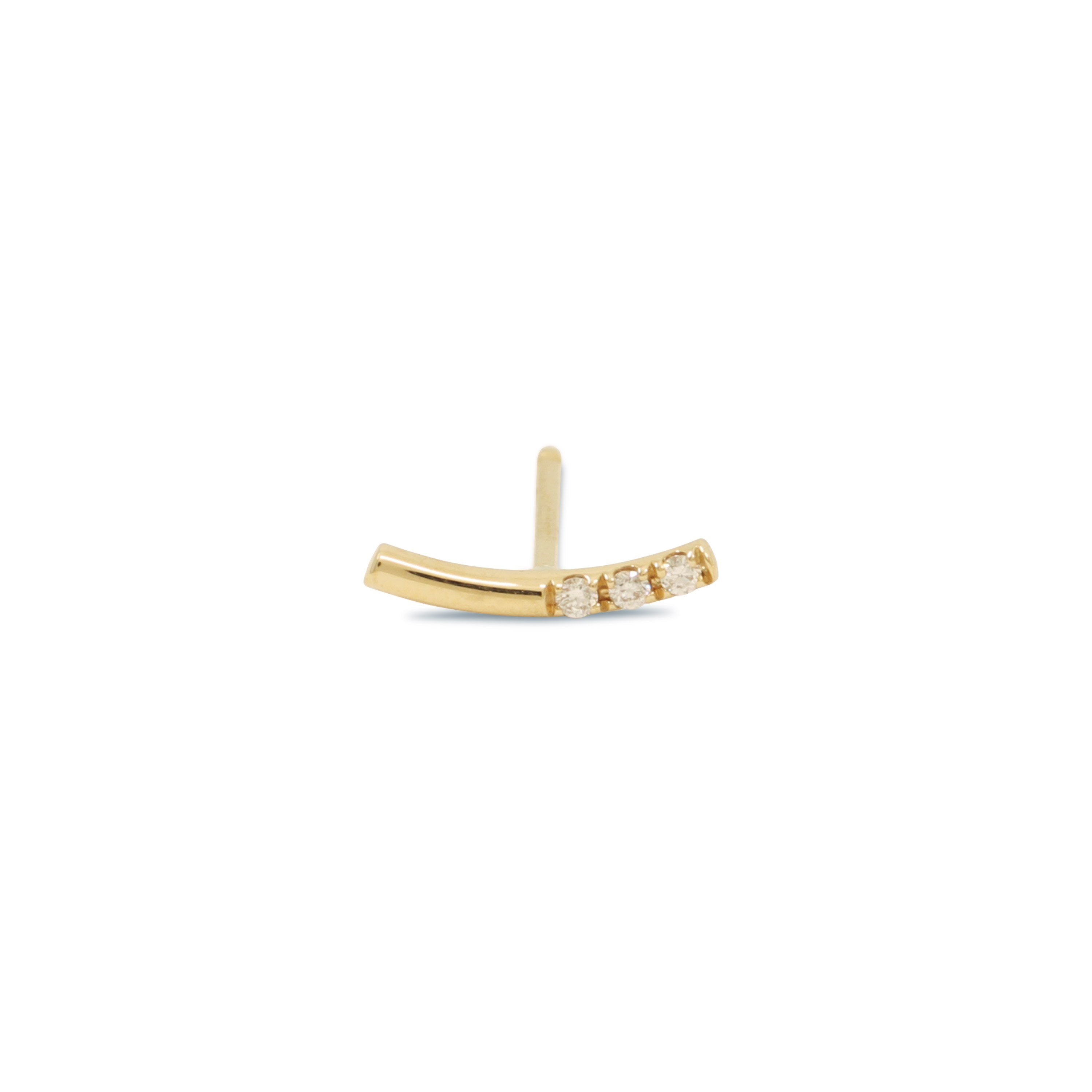 Balance Curved Bar Earring