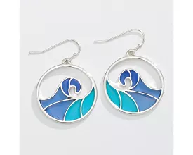 Blue Wave Earrings