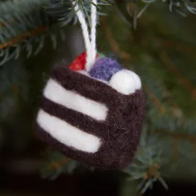 Cake Woolie Ornament