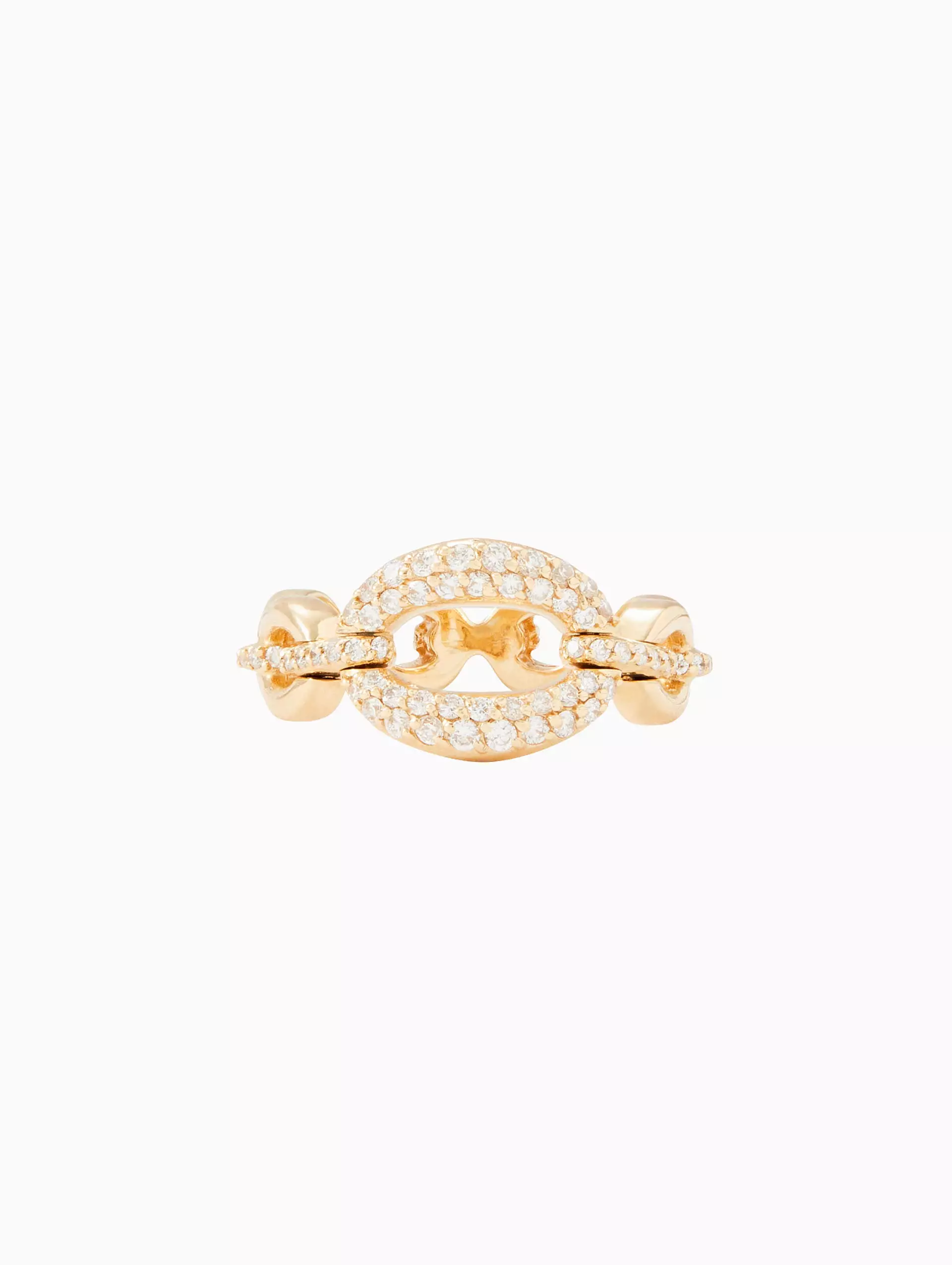 Catena Large Link Diamond Ring