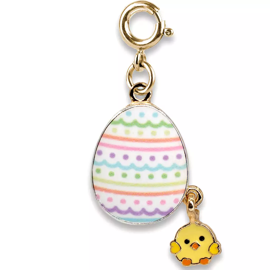 Charm It! Gold Easter Egg Charm