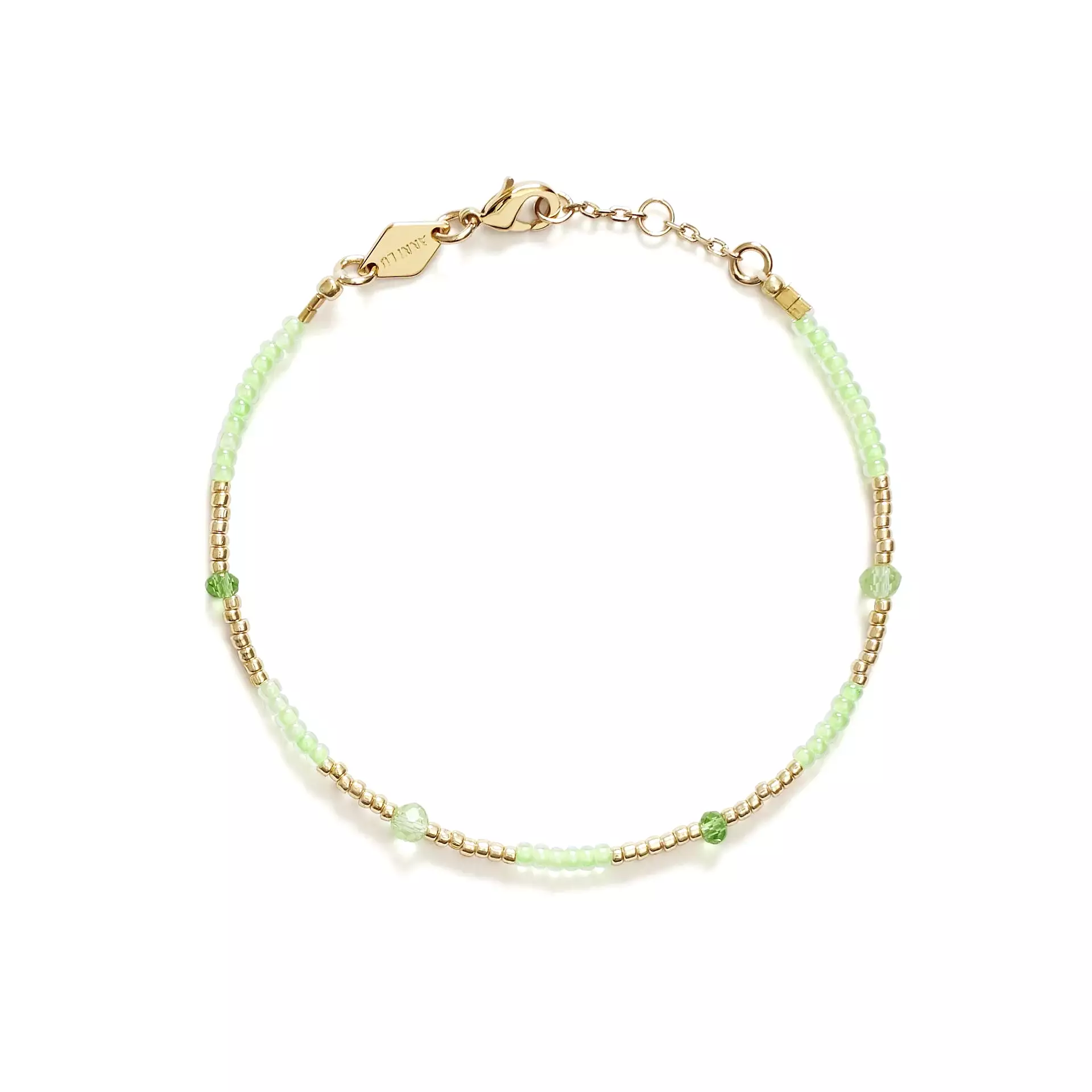 Clemence Bracelet, Neon Green