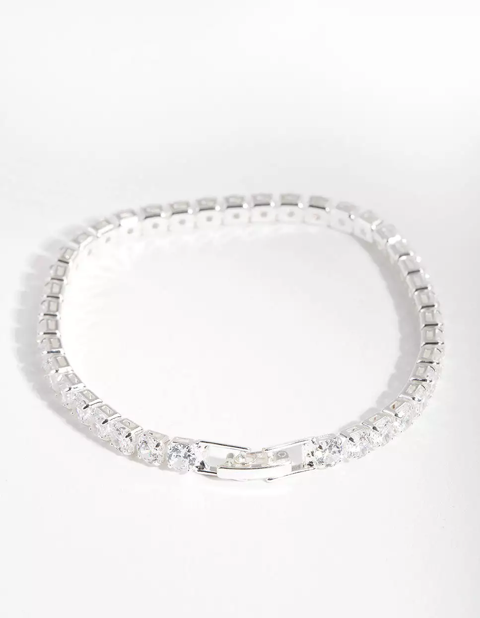 Cubic Zirconia Baguette Tennis Bracelet