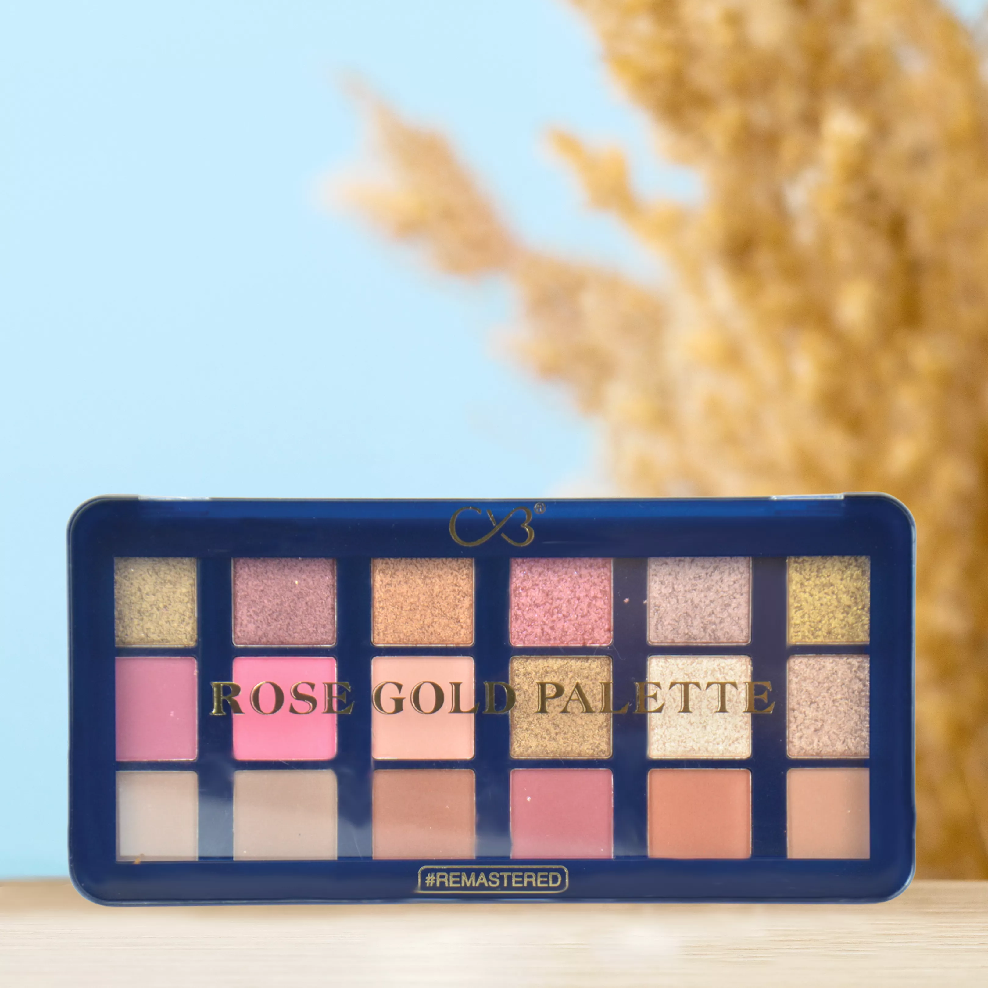 CVB Paris Nude/Rose Gold 18 Colors Eyeshadow Palette