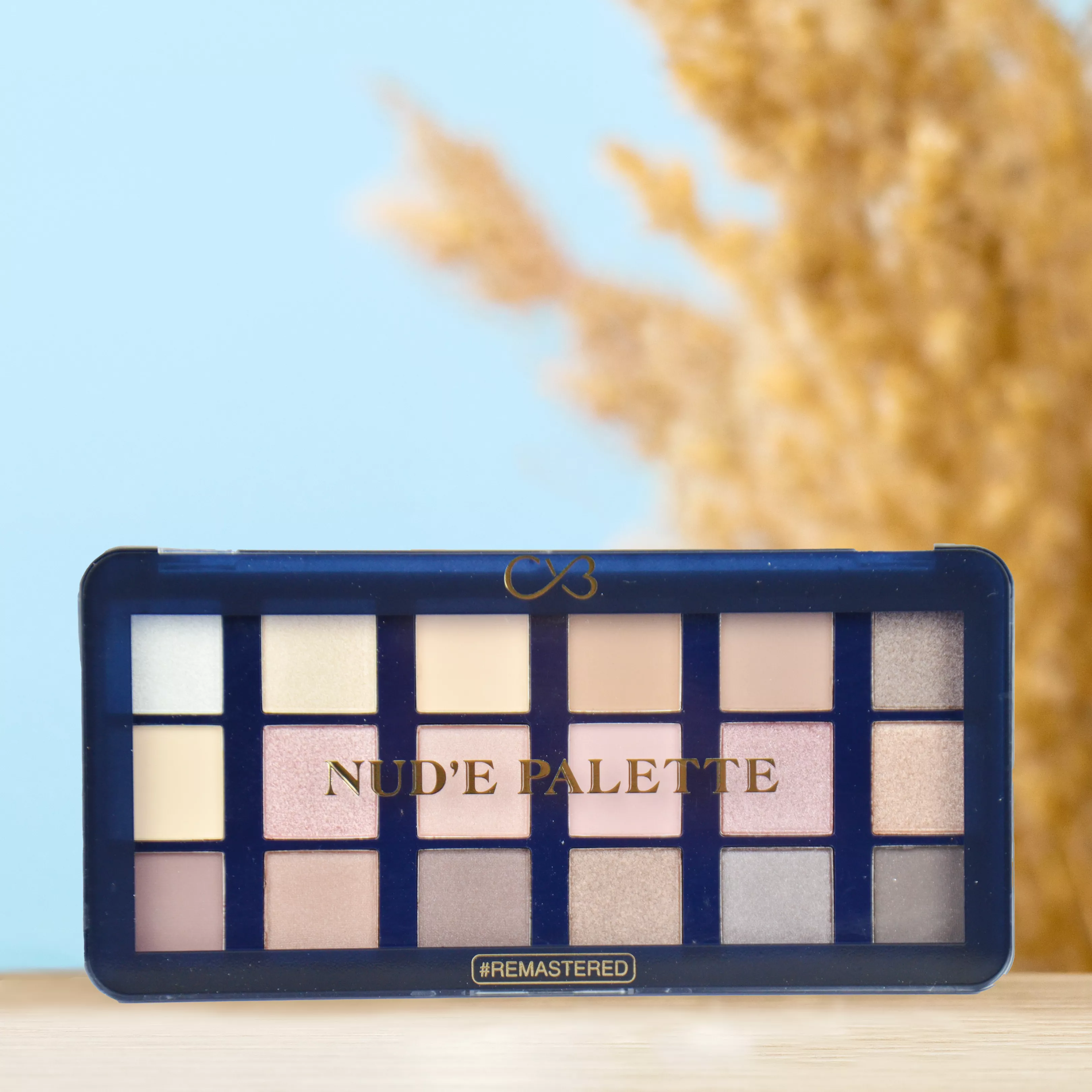 CVB Paris Nude/Rose Gold 18 Colors Eyeshadow Palette