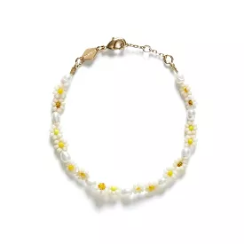 Daisy Flower Bracelet, Gold