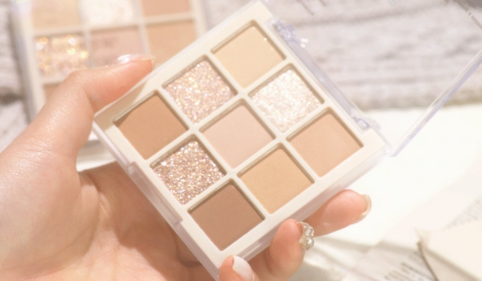 Dasique Shadow Palette #07 Milk Latte Pearl Glitter Daily Makeup Eyeshadow Beauty Cosmetics