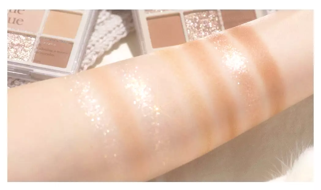 Dasique Shadow Palette #07 Milk Latte Pearl Glitter Daily Makeup Eyeshadow Beauty Cosmetics