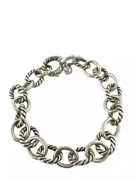 David Yurman Cable Collectibles Oval Link Charm Bracelet