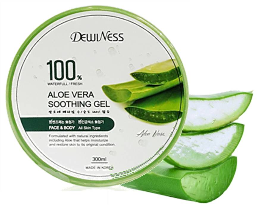 DEWINESS Aloevera Soothing Gels 300ml Moisturizing Skincare firming