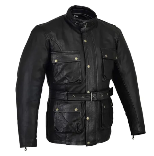 Fashion :: Men's Fashion Online in UK :: Bikers Gear\ Classic Vintage CE1621-1 PU Armour Motorcycle Jacket XL