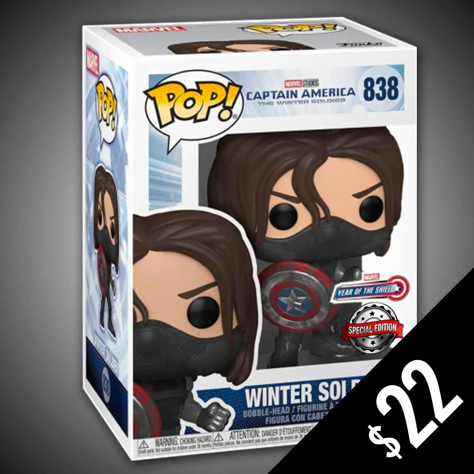 Funko Pop! Marvel - Captain America: Winter Soldier #838