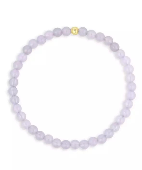 Gorjana Carter Gemstone Bracelet - Lavender Jade/Gold