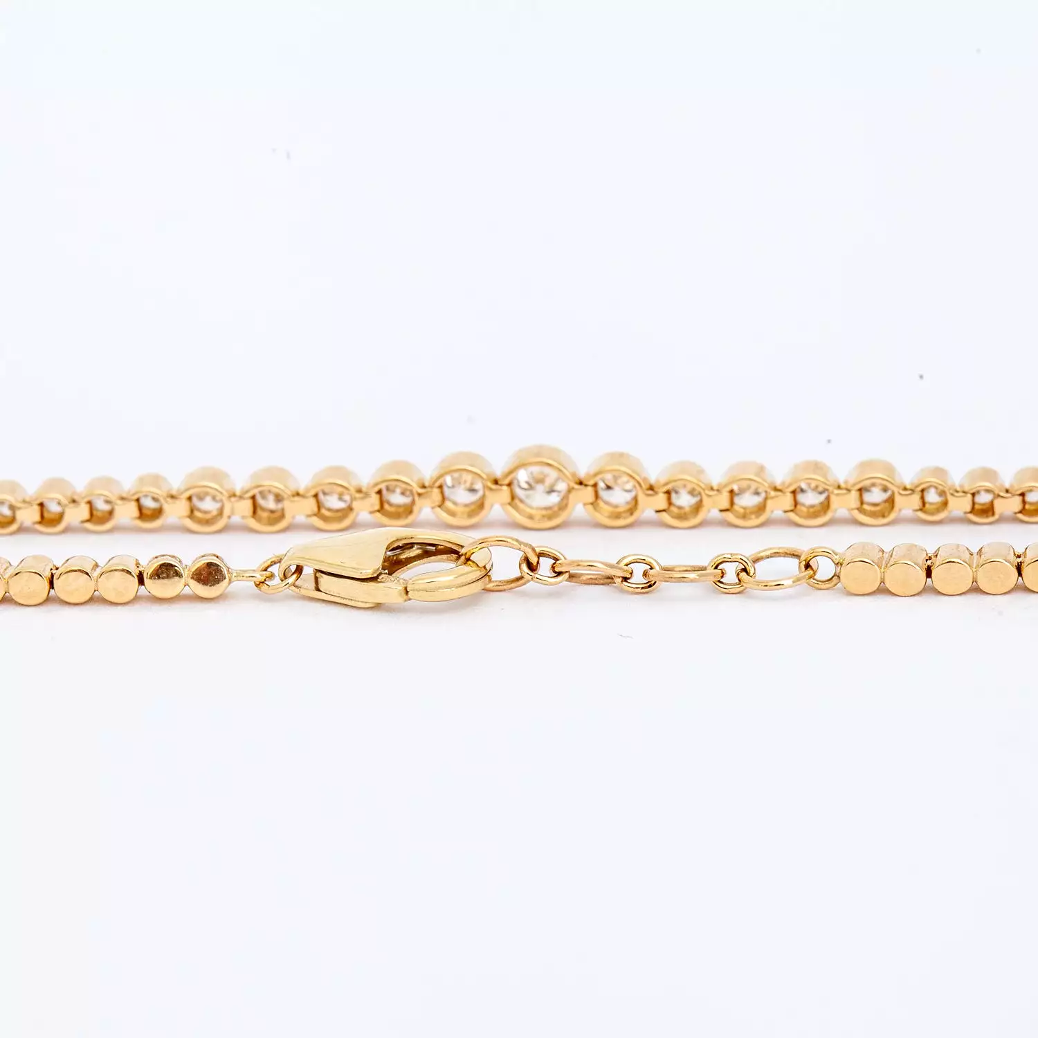 Graduated Round Diamond Half Tennis Bracelet