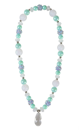 Great Pretenders - Teal Frozen Crystal Necklace