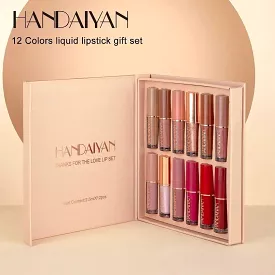 HANDAIYAN 12 Colours Liquid Lipstick Gift Set