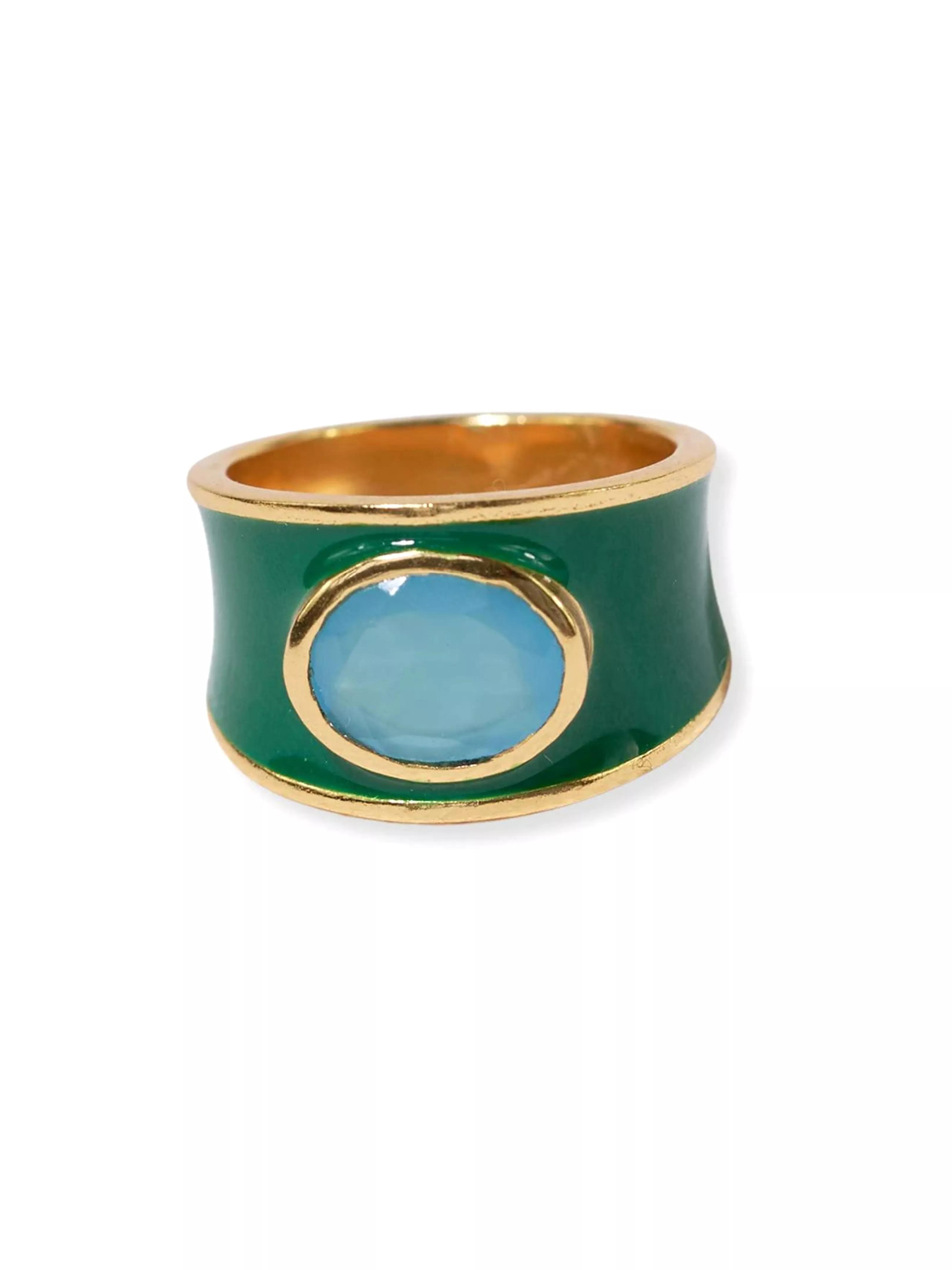 Hazel Ring Green/Light Blue