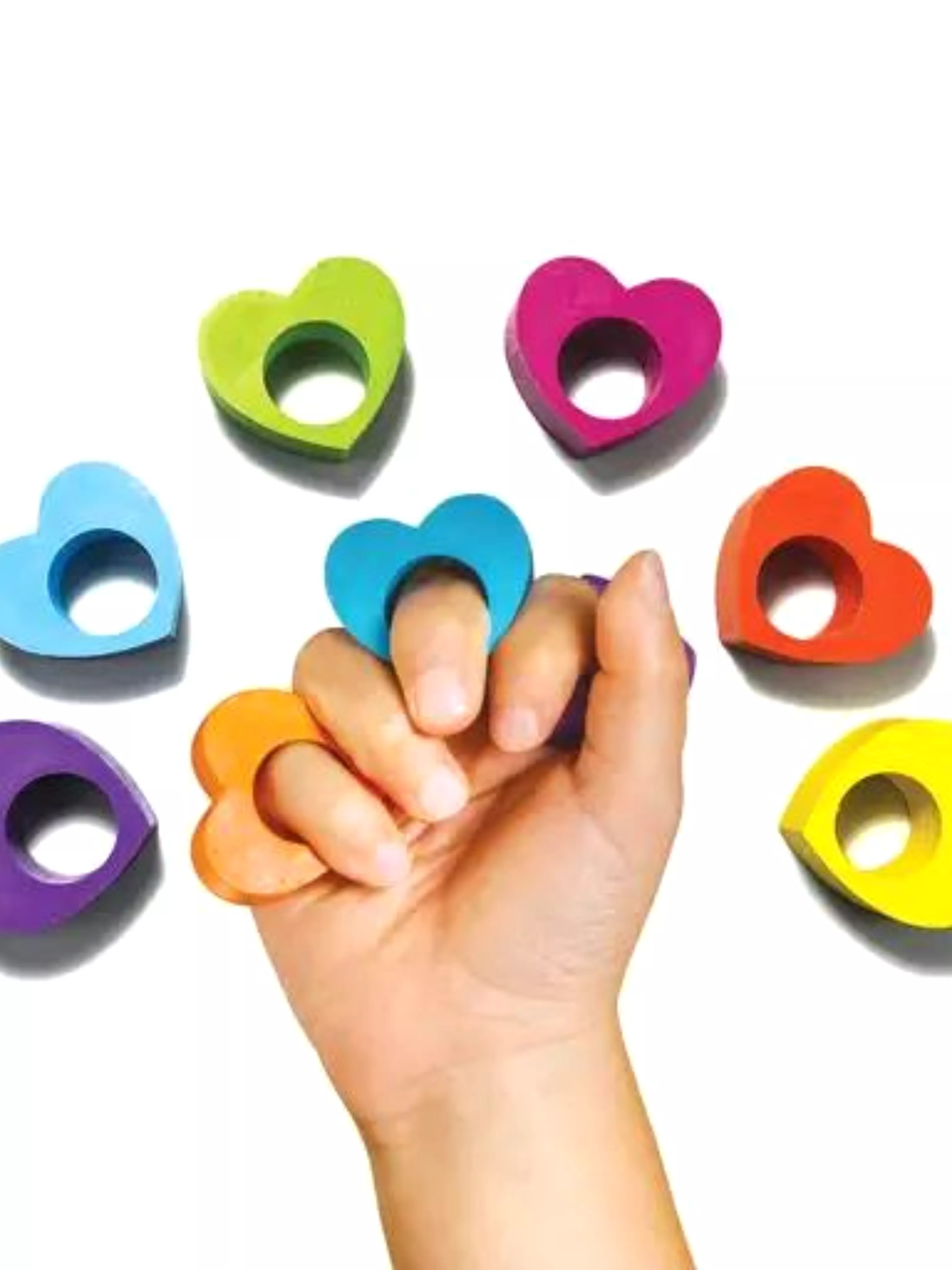 Heart Ring Crayons