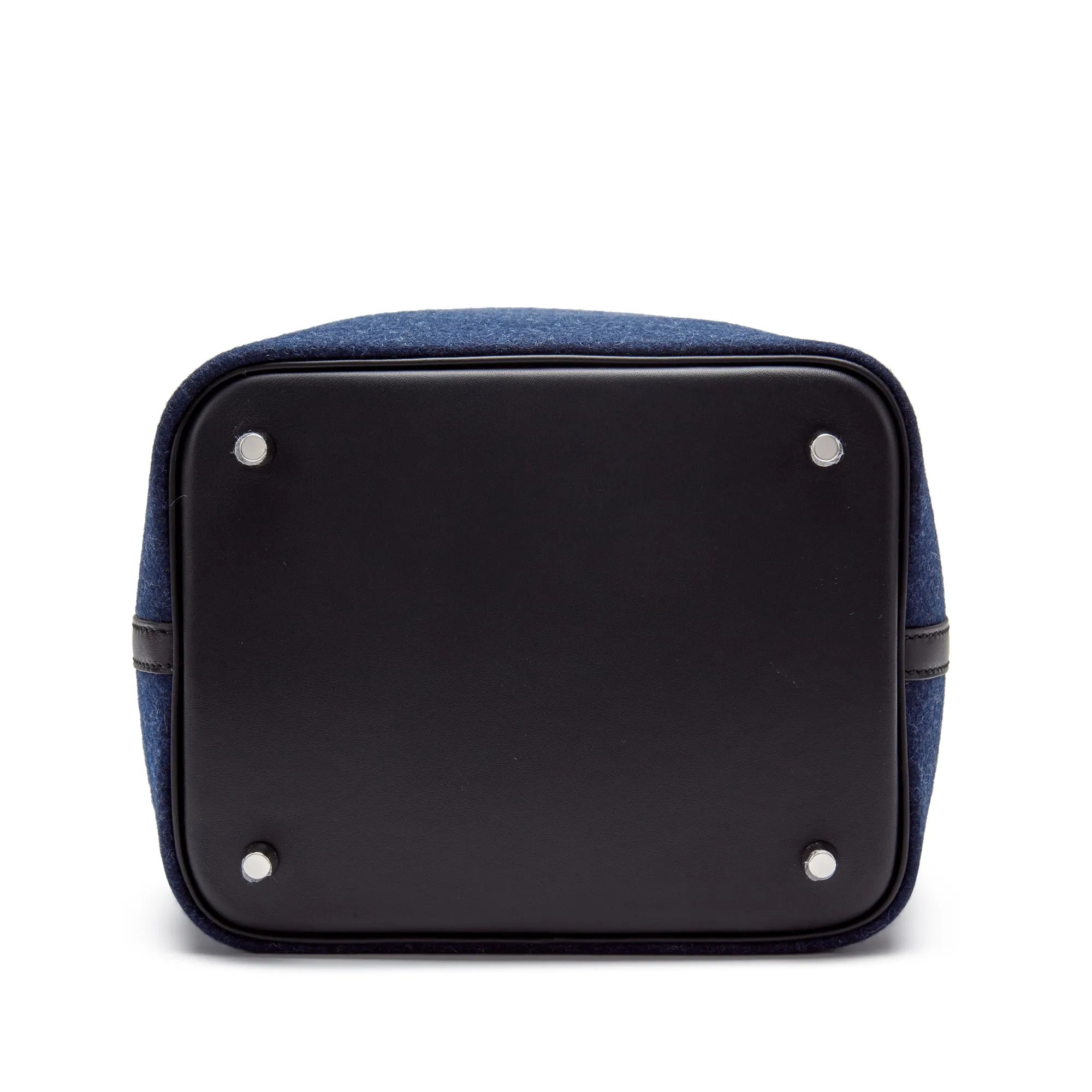 Hermès Blue Nuit Feutre Wool and Black Swift Picotin Lock 22 Palladium Hardware, 2021