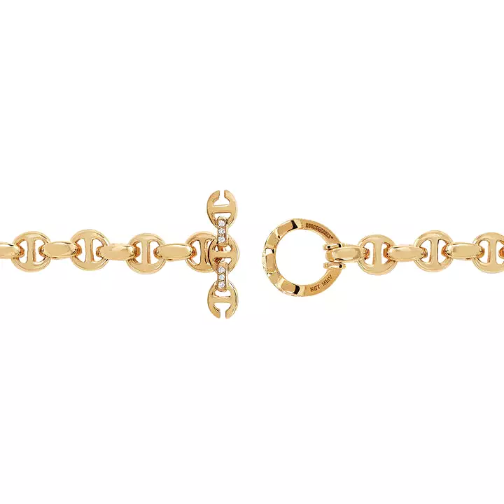 HOORSENBUHS 5MM Open Link Monogram Bracelet