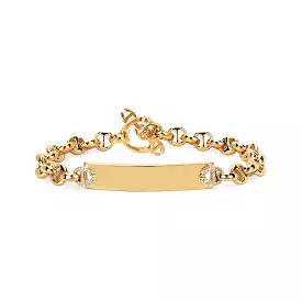 HOORSENBUHS 5MM Open Link Monogram Bracelet