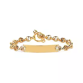 HOORSENBUHS 5MM Open Link Monogram Bracelet