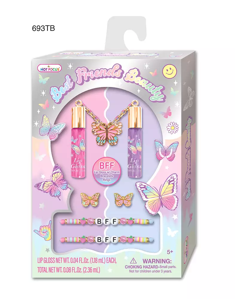 Hot Focus Best Friends Beauty Set - Tie Dye Butterfly