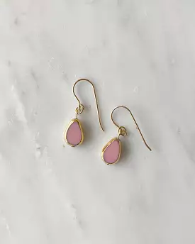 I. Ronni Kappos Pink Petal Drop Earrings