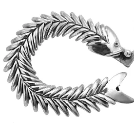 Iron Clay Silver Fish Bracelet