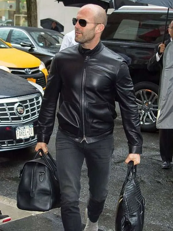 Jason Statham Black Leather Jacket | New American Jackets