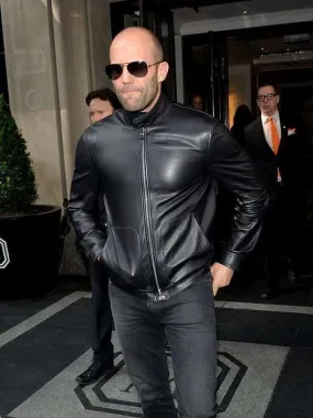 Jason Statham Black Leather Jacket | New American Jackets