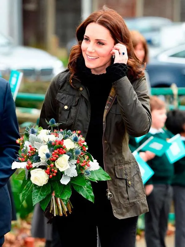 Kate Middleton Brown Leather Jacket - New American Jackets