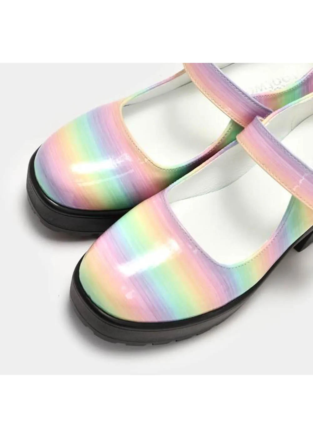 Koi Footwear Tira Candy Dreams Rainbow 60's Mary Janes Pumps Multi