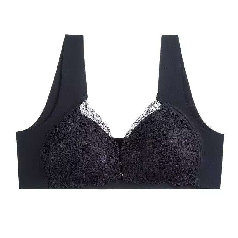 Lace Steel Ring Tube Top Bras