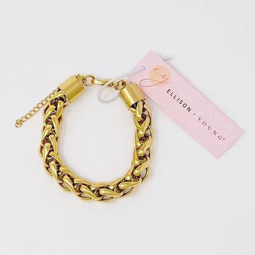 Ladies Bold and Edgy Chain Link Bracelet