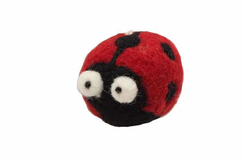 Lady Bug Woolie Ornament