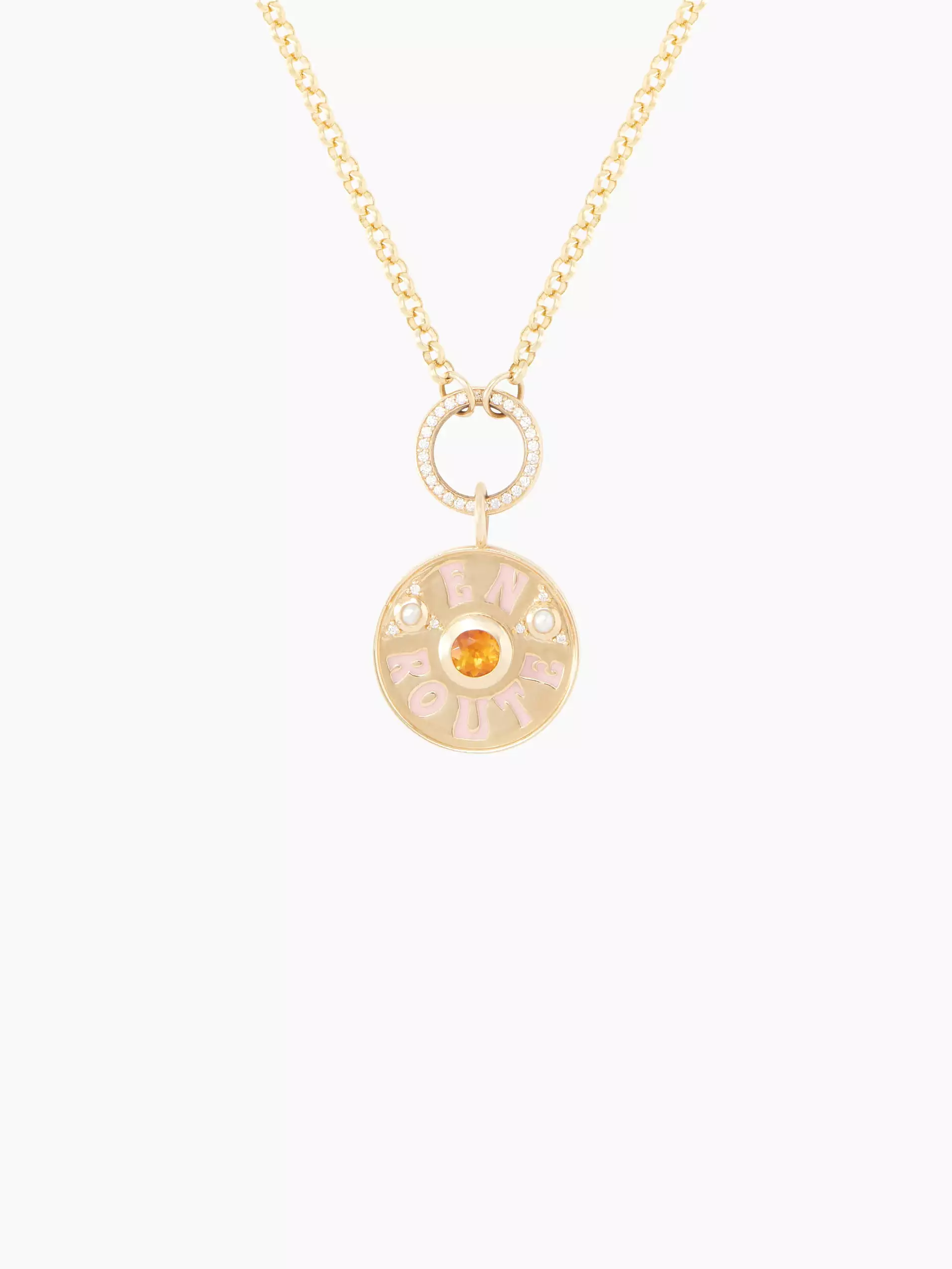 Large En Route Coin Necklace