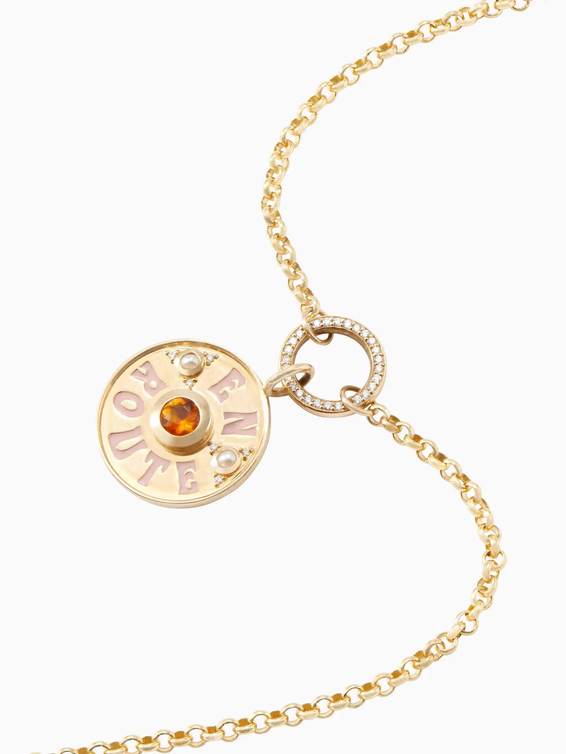 Large En Route Coin Necklace