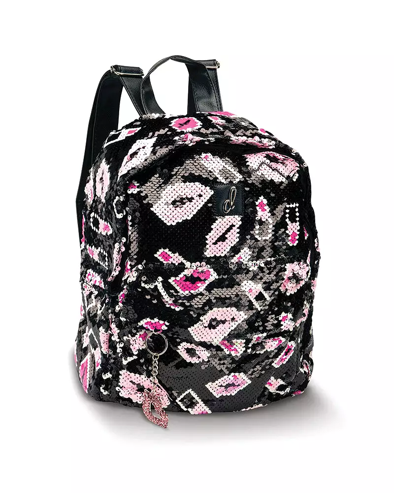 Lipstick Sequin Backpack