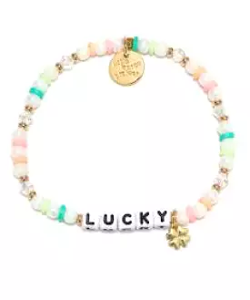 Little Words Project Lucky Bracelet with Clover Charm - Multi