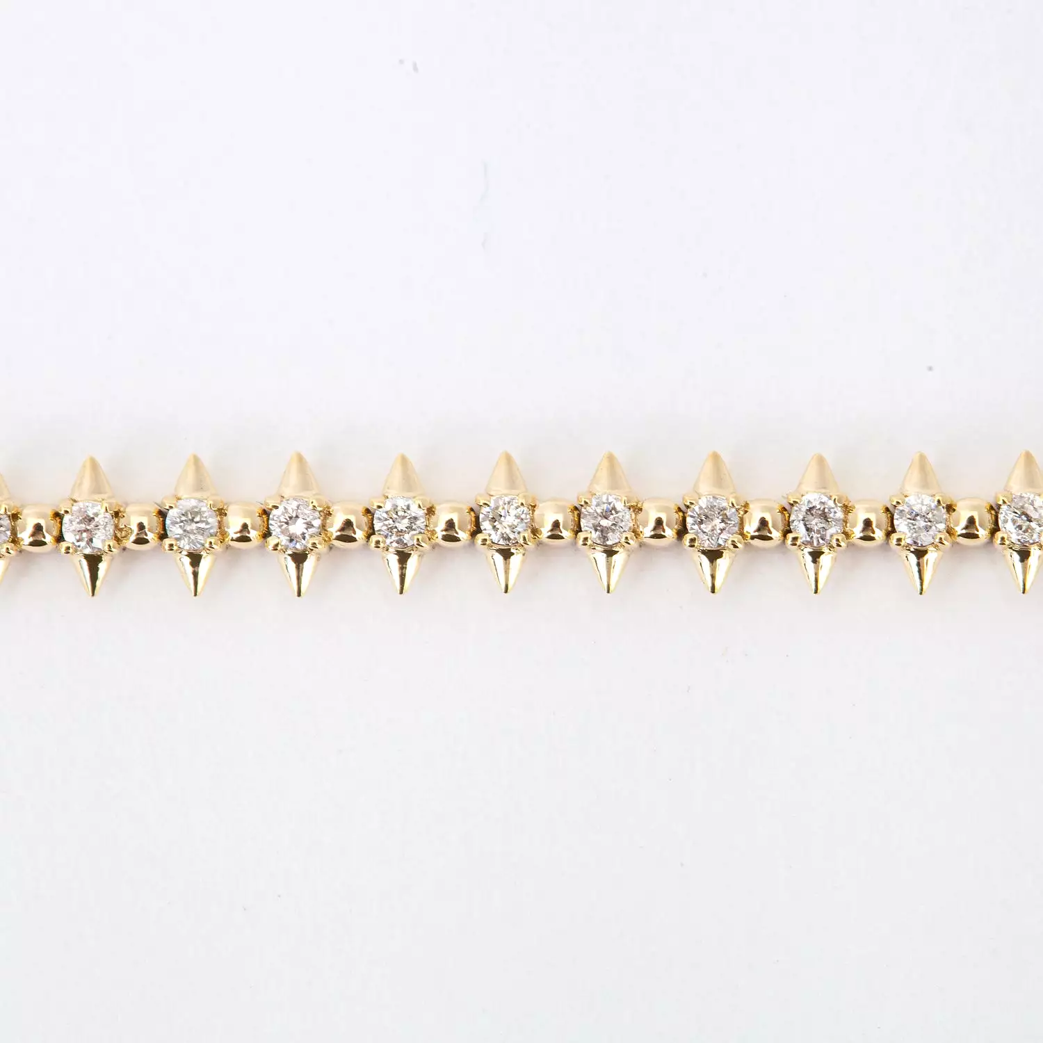 London Diamond Spike Tennis Bracelet