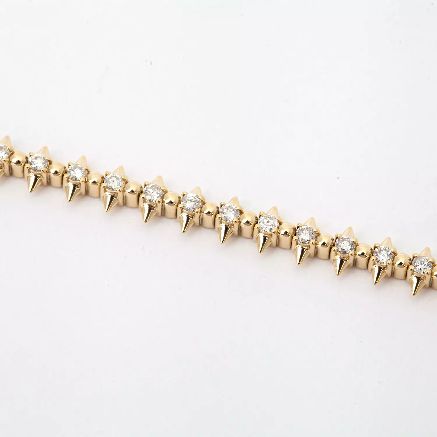 London Diamond Spike Tennis Bracelet