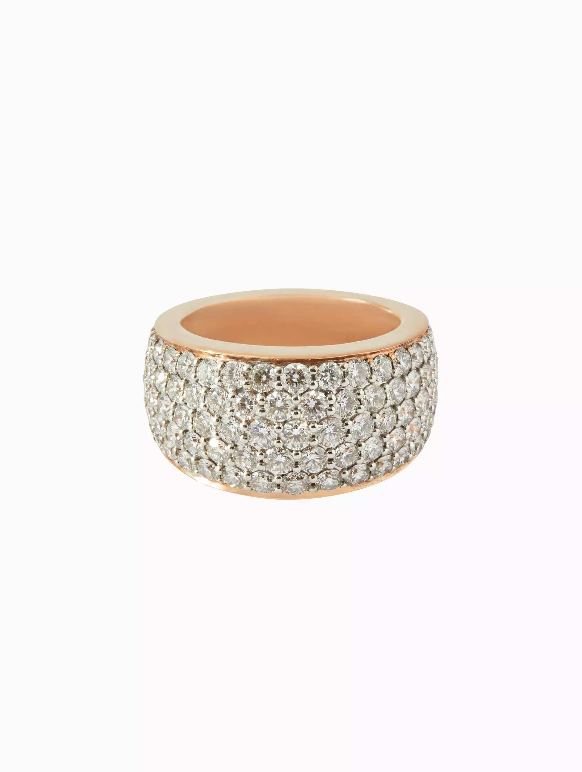 Lytton Pave Diamond Bombe Ring