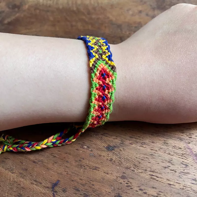 Mexican Wide Friendship Bracelet