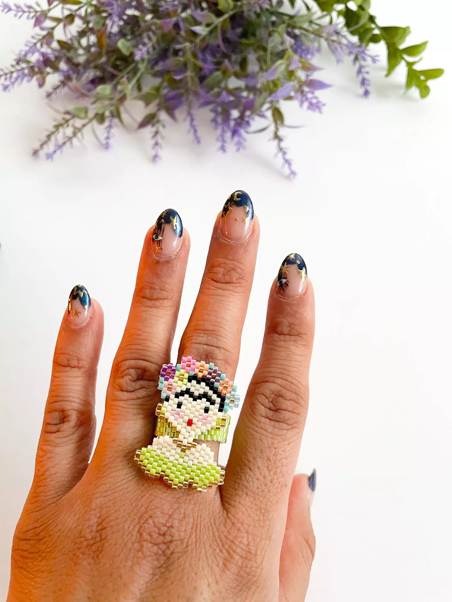 Mini Frida ring (wixarika)